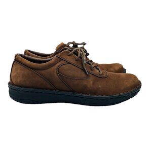 Drew Shoes Mens Size 10 M Brown Leather Last Comfort Orthotic Sneakers Lace Up